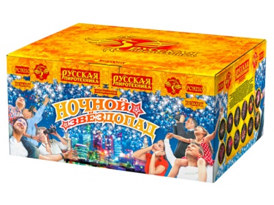 Ночной звездопад Комбинированный Фейерверк купить в Спасске-Дальнем | spassk-dalnij.salutsklad.ru