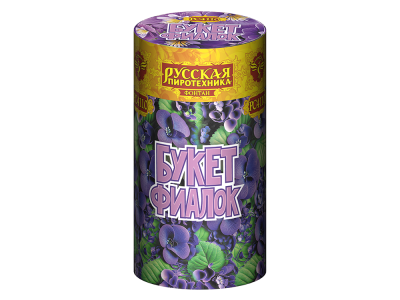 Букет фиалок Пиротехнический фонтан купить в Спасске-Дальнем | spassk-dalnij.salutsklad.ru